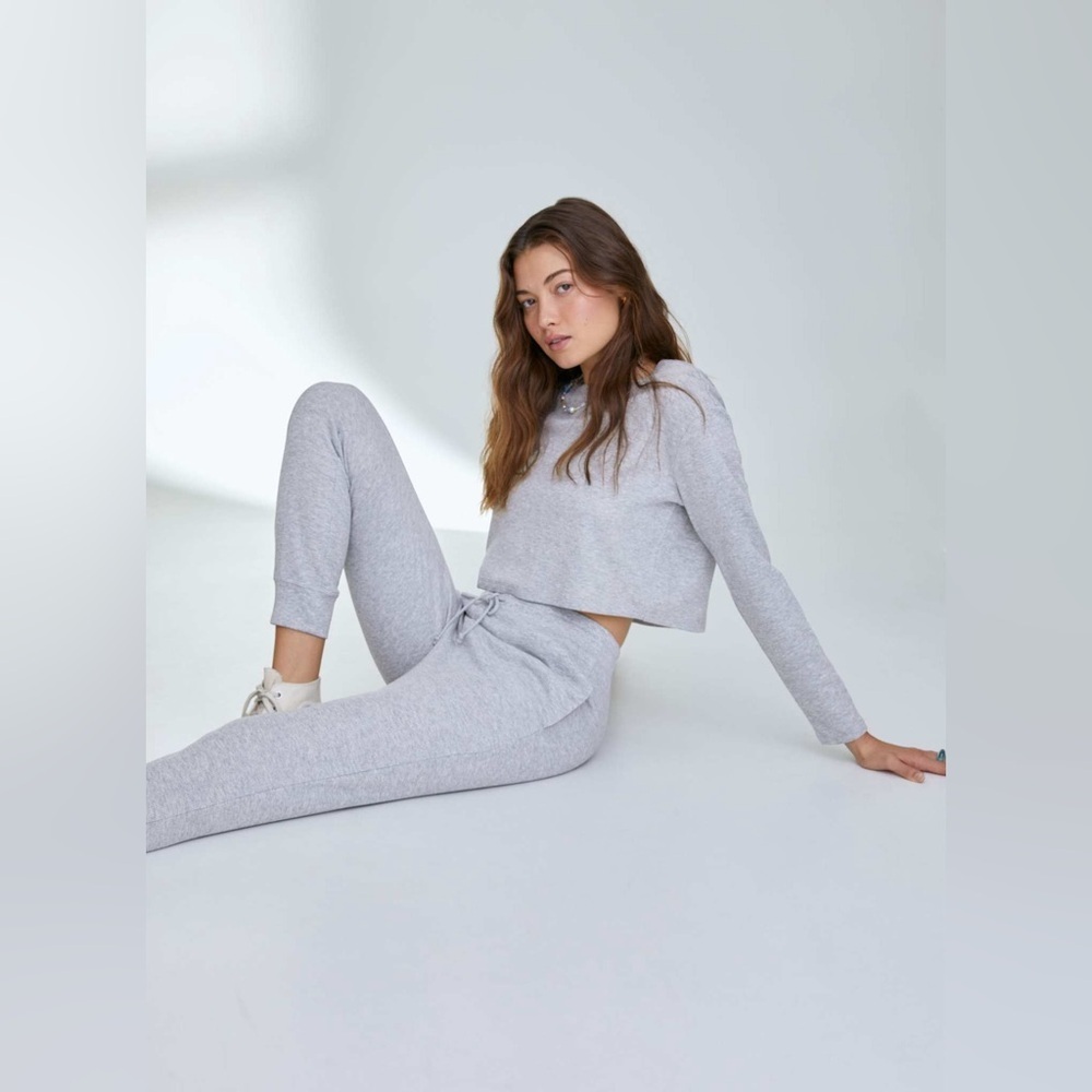 Aritzia Sunday Best Baby Waffle Jogger Rocky Grey Size XS, See Photos For Color - Picture 5 of 12